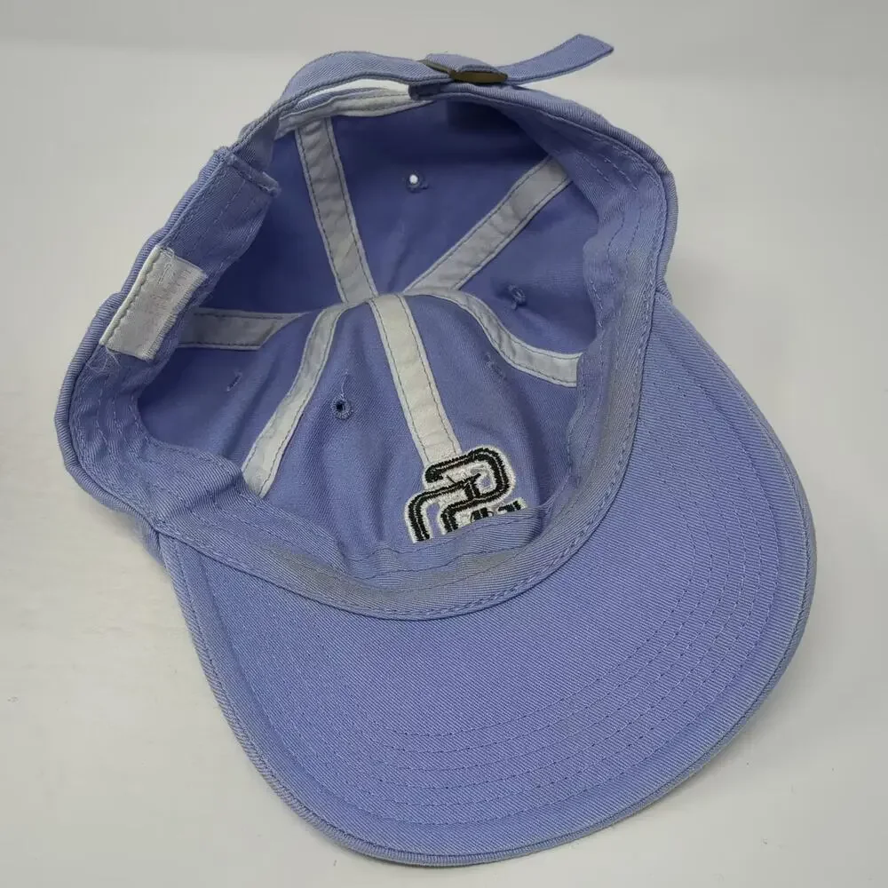 San Diego Padres MLB Baseball Cap Blue One Size Embroidered Logo Slideback Hat